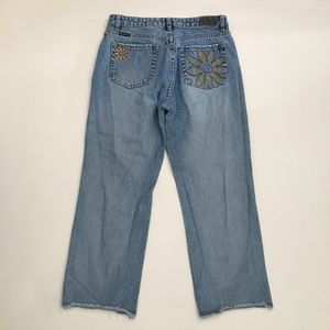 Vintage Embroidered Jeans Sz 9